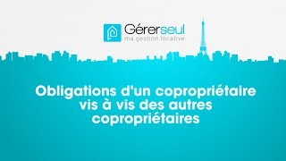 Copropriété  les droits et obligations des copropriétaires [upl. by Yelir865]