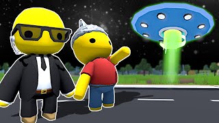 A UFO TRIED TO ABDUCT ME  Wobbly Life Multiplayer NEW Update [upl. by Kelam]