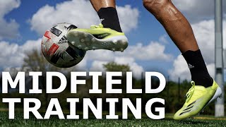 5 Training Drills For MIDFIELDERS  Five Simple Midfielder Exercises [upl. by Einial]