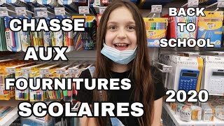 CHASSE AUX FOURNITURES SCOLAIRE 2020  BACK TO SCHOOL  1 [upl. by Suriaj614]