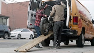 Easy Motorcycle Ramp  Becky Stern [upl. by Enilorak]