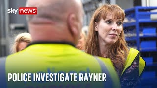 Police launch investigation into Angela Rayner [upl. by Shermie692]