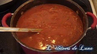 Recette  Sauce Spaghetti a la viande [upl. by Daugherty]