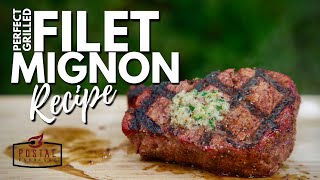 How to Grill Filet Mignon  Grilled Filet Mignon Recipe on the BBQ [upl. by Wilbert635]