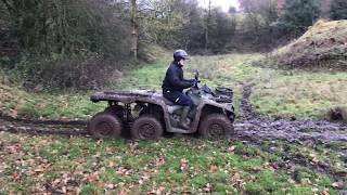 CanAm 6X6 450T ATV in action [upl. by Kai779]