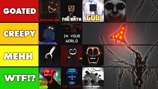 The UPDATED Minecraft Horror Mod Tier List [upl. by Leiuqese]