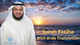 Surah al fatiha With Urdu Translation  Mishary Rashid Alafasy [upl. by Divine]