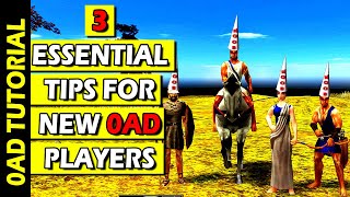 0AD 3 Essential Tips for New 0AD Players [upl. by Arondel568]