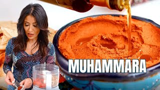 Muhammara  The Ultimate Roasted Red Pepper Dip [upl. by Johen682]