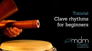 Clave rhythms for beginners Tutorial [upl. by Margarete]