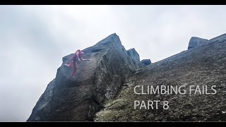 Rock Climbing Falls Fails and Whippers Compilation Part 8 [upl. by Namwob]