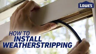 How To Install Weatherstripping [upl. by Notpmah]