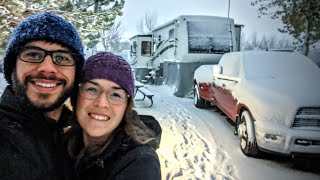 The Best RV Winter Setup How to RV in Winter and the Gear That Will Keep You Cozy Warm [upl. by Einnej798]