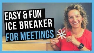 Fun Icebreakers for Meetings TEAM BONDING ACTIVITIES FOR WORK [upl. by Dorcy980]