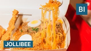 We Tried Jollibee — The Filipino FastFood Restaurant With Thousands Of Locations Around The World [upl. by Naghem851]