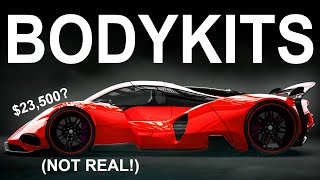 Top 5 Exotic Cars That Are ACTUALLY BODYKITS [upl. by Eirret]