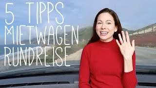 5 Tipps für deine Mietwagen Rundreise in den USA [upl. by Anillek]