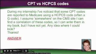 CPT vs HCPCS Codes Medical Coding [upl. by Amuh]