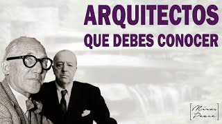 🏆Top 10 ARQUITECTOS Famosos  INVENTARON la ARQUITECTURA [upl. by Anerb145]