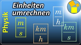 Einheiten umrechnen  Physik  wwwmathephysiktechnikde [upl. by Gersham96]