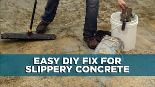 An Easy Fix for Slippery Concrete [upl. by Esej]