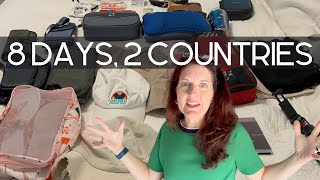 Mediterranean Cruise Packing Light amp Tips For Carry On Only [upl. by Hasina]