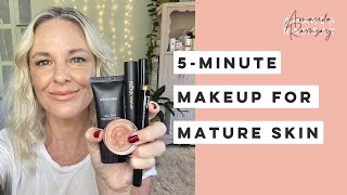 A 5 Minute makeup for mature skin [upl. by Euqnom]