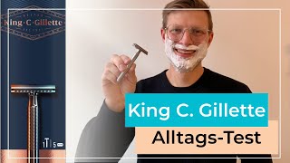 Rasierhobel von Gillette im Test  Taugt der günstige King C Gillette Rasierer [upl. by Lole373]