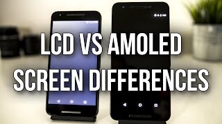 Differences Between AMOLED and LCD Screens  Test With Nexus 6P And 5X [upl. by Alliuqat]