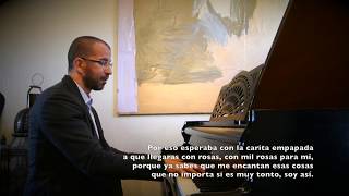 La Oreja de Van Gogh  Rosas  Piano cover con letra [upl. by Nanji502]