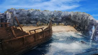 How to build a realistic beach diorama [upl. by Gudrun]