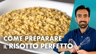 Come preparare il risotto perfetto TUTTORIAL [upl. by Eelak]