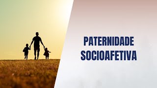 Paternidade socioafetiva [upl. by Tymothy]