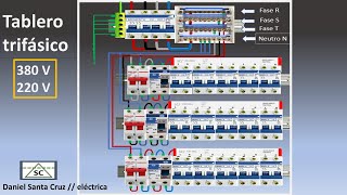 ⚡ TABLERO TRIFASICO 380220 VAC 3L  N ⚡ [upl. by Akerehs]