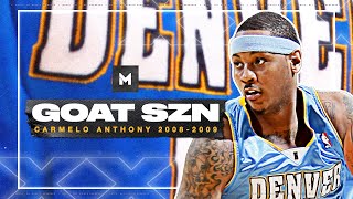 Behold The GREATNESS Of Carmelo Anthony 200809 Highlights  GOAT SZN [upl. by Lalita121]