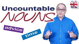 Uncountable Nouns  English Grammar Lesson [upl. by Bekki]