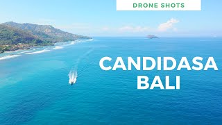 Candidasa Beach 4K Drone Footage [upl. by Iel]