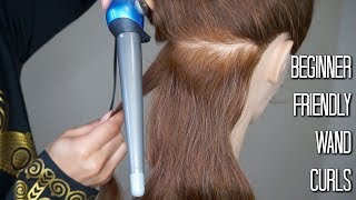 How to Use a Curling Wand for Beginners In depth [upl. by Scheider]