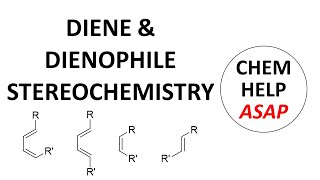 diene amp dienophile stereochemistry in the DielsAlder [upl. by Butte]