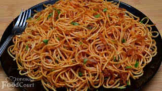 Spicy amp Tasty Noodles without Sauce and Vegetables Noodles Recipe [upl. by Acilef1]