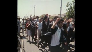 South Africa  Anti Apartheid Demonstrations  Student protest  Afrikaans  TV Eye  1985 [upl. by Zelig]