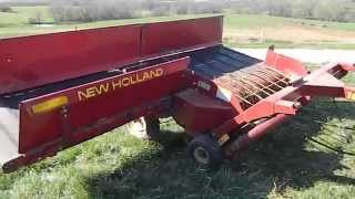 New Holland 166 Hay Inverter [upl. by Usanis]