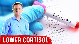 How To LOWER Cortisol Levels – Dr Berg [upl. by Aguayo280]