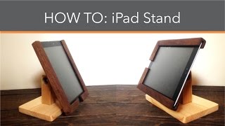 How to make an iPad stand [upl. by Ahselrac703]