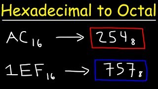 Hexadecimal to Octal Conversion [upl. by Ymarej781]