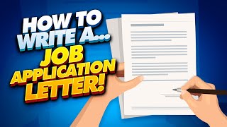 Writing a Job Application Letter 4 TIPS Words amp Phrases  JOB APPLICATION LETTER TEMPLATES [upl. by Yug411]