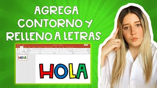 COMO AGREGAR CONTORNO Y RELLENO A LAS LETRAS EN WORD  Preescolar VENTA de Planeaciones [upl. by Gilburt]