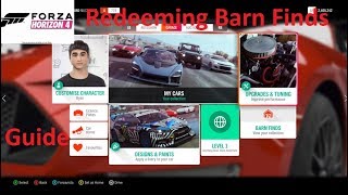 Forza Horizon 4How To Redeem Barn Finds [upl. by Norven184]