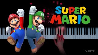 Super Mario Bros Theme Piano Version [upl. by Alodee]