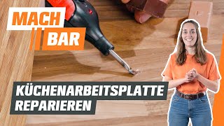 Küchenarbeitsplatte reparieren  OBI [upl. by Dulciana]